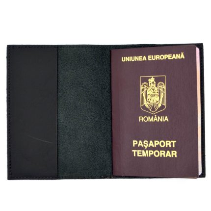 husa coperti pasaport piele neagra3