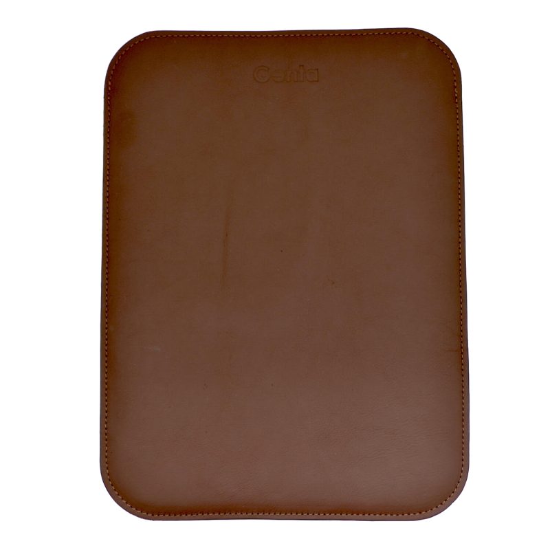 husa laptop 14 inch piele naturala maro ciocolata2