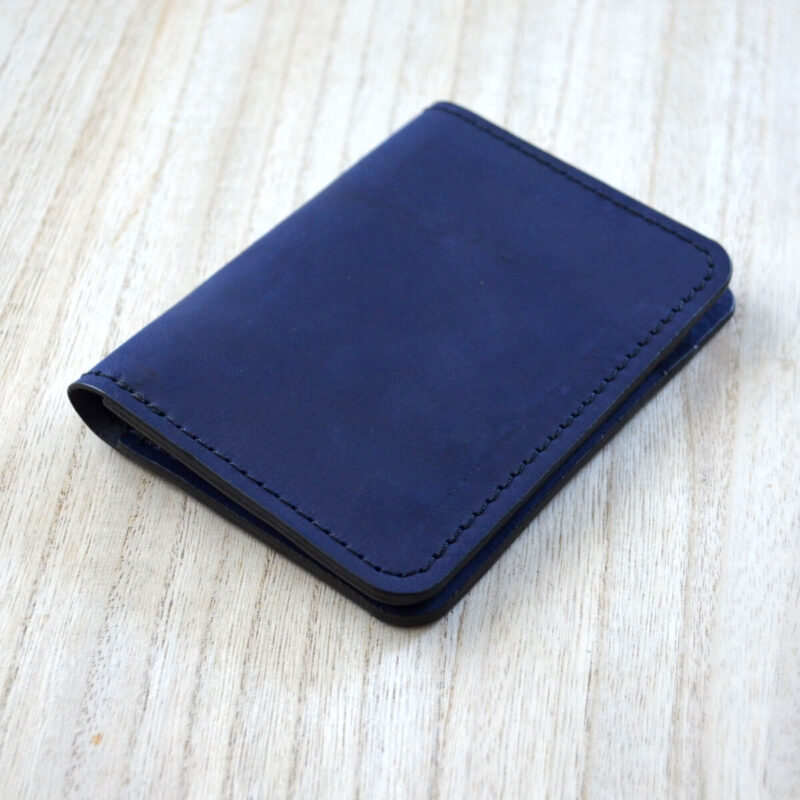portofel barbati minimal albastru inchis
