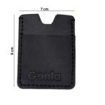 CARD HOLDER HANDMADE PIELE NATURALA neagra