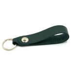 breloc chei piele verde