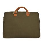 geanta laptop piele naturala verde2