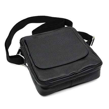 geanta piele neagra barbati