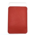 husa laptop macbook 13 piele rosie vertical6
