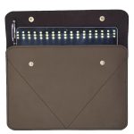 husa tableta gri inchis piele naturala tableta universala 10 11″1