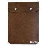 husa tableta maro inchis piele naturala tableta universala 10″3