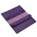 portmoneu dama piele mov