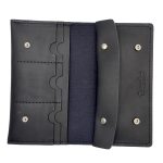 portmoneu dama piele naturala neagra