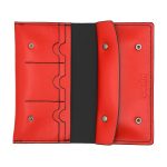 portmoneu dama piele rosu fin