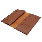 portmoneu de dama piele maro inchis