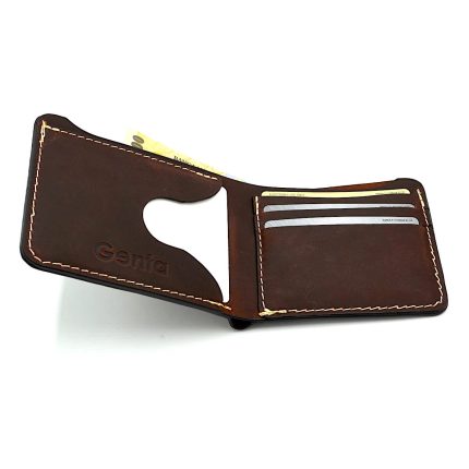 portofel barbati piele vintage maro minimalist4