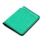 portofel bifold piele verde deschis