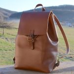 rucsac de piele maro unisex