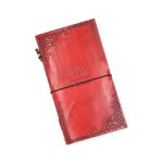 Jurnal cadou din piele naturala rosu