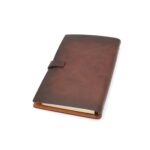 agenda piele maro retro