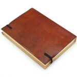 cadou vintage agenda piele tabacita